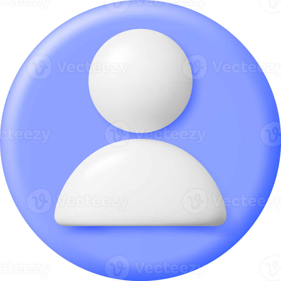 3D Simple User Icon png