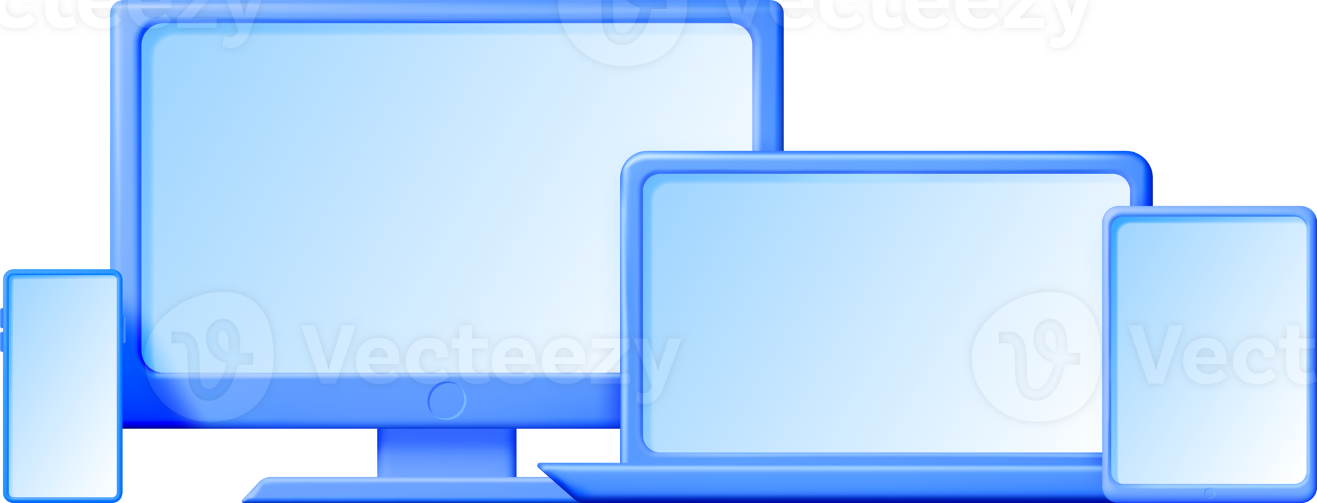 3D Modern Device set png