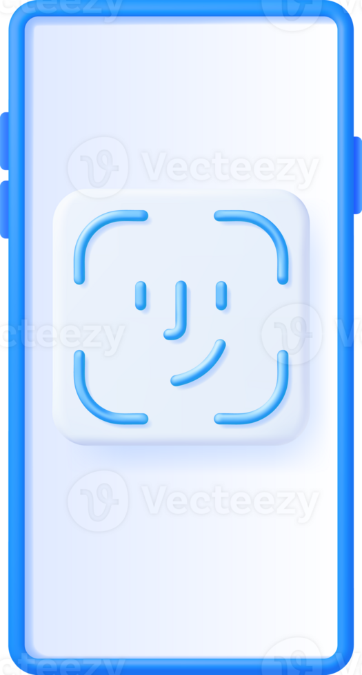 3D Face Recognition Icon png