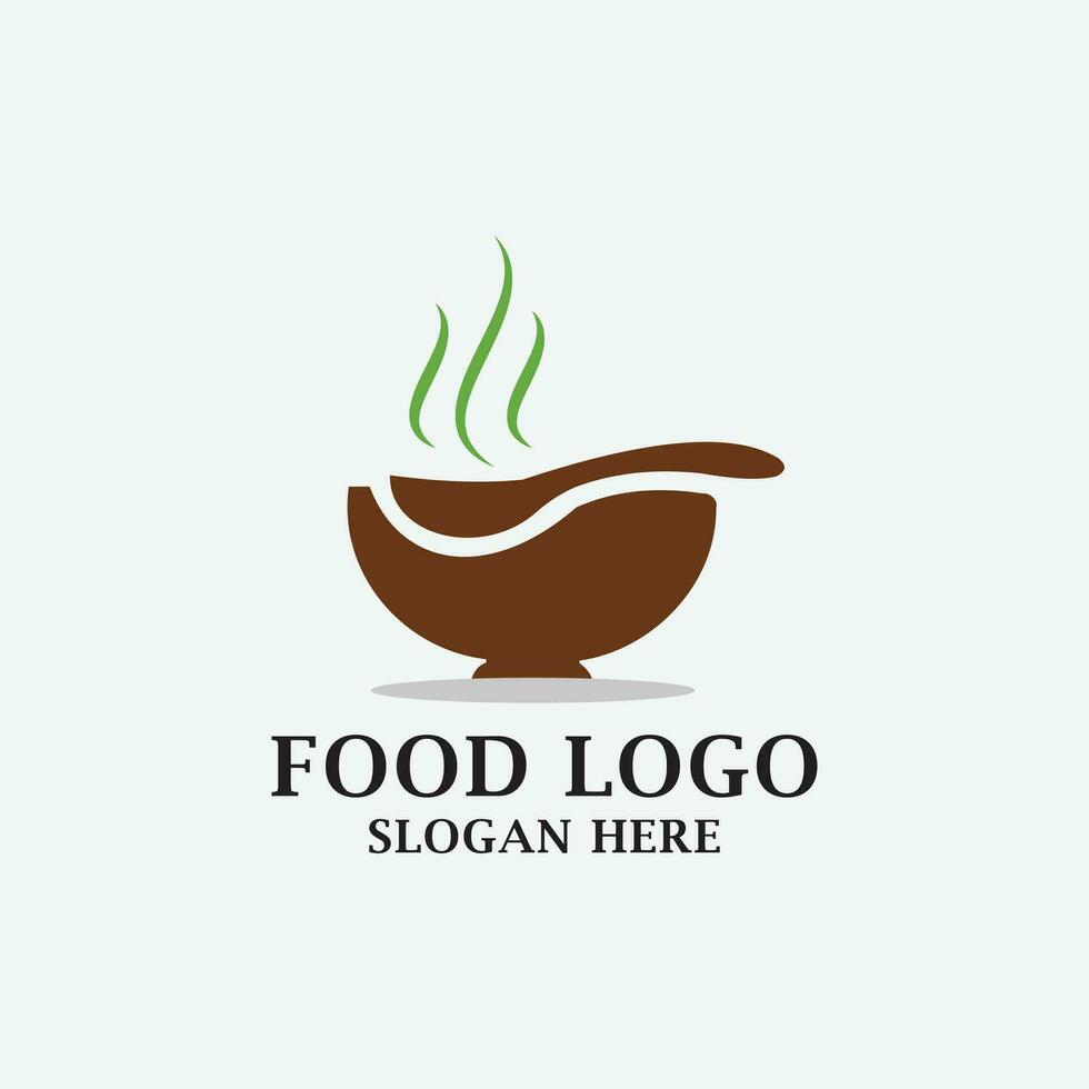 diseño de logotipo de comida vector