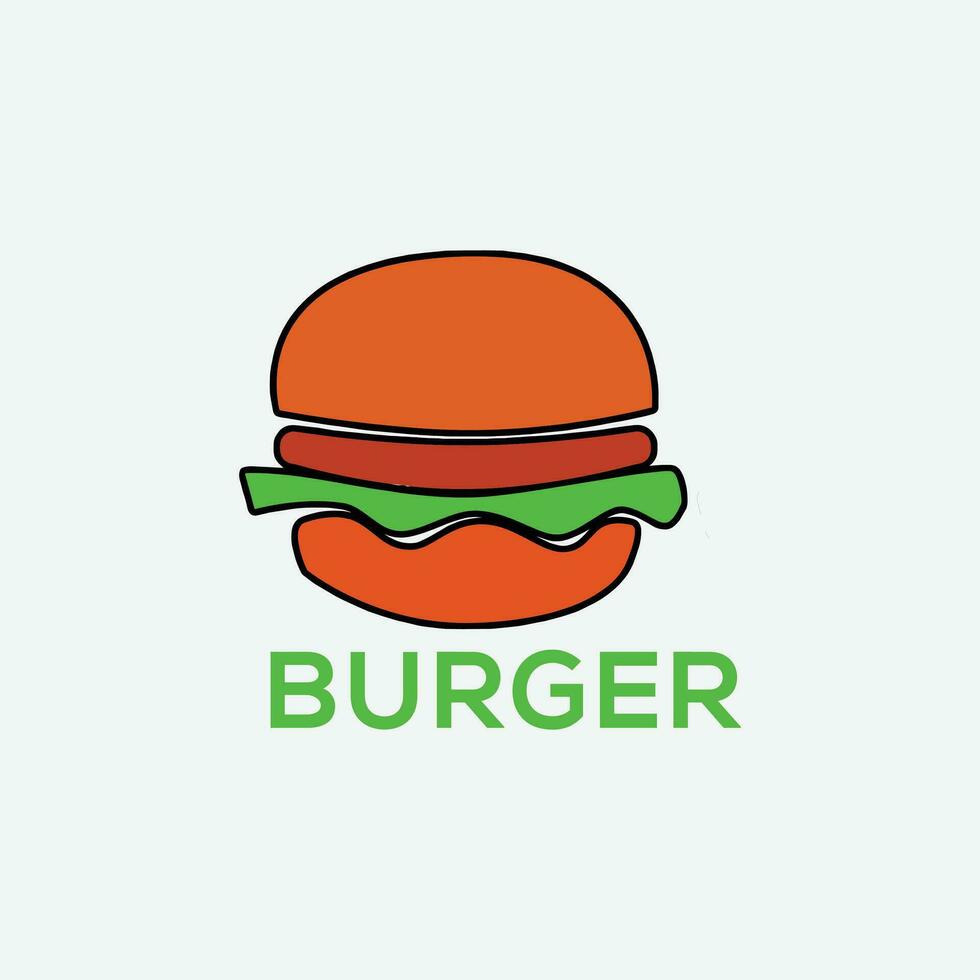 Fresh tasty burger on dark background vector