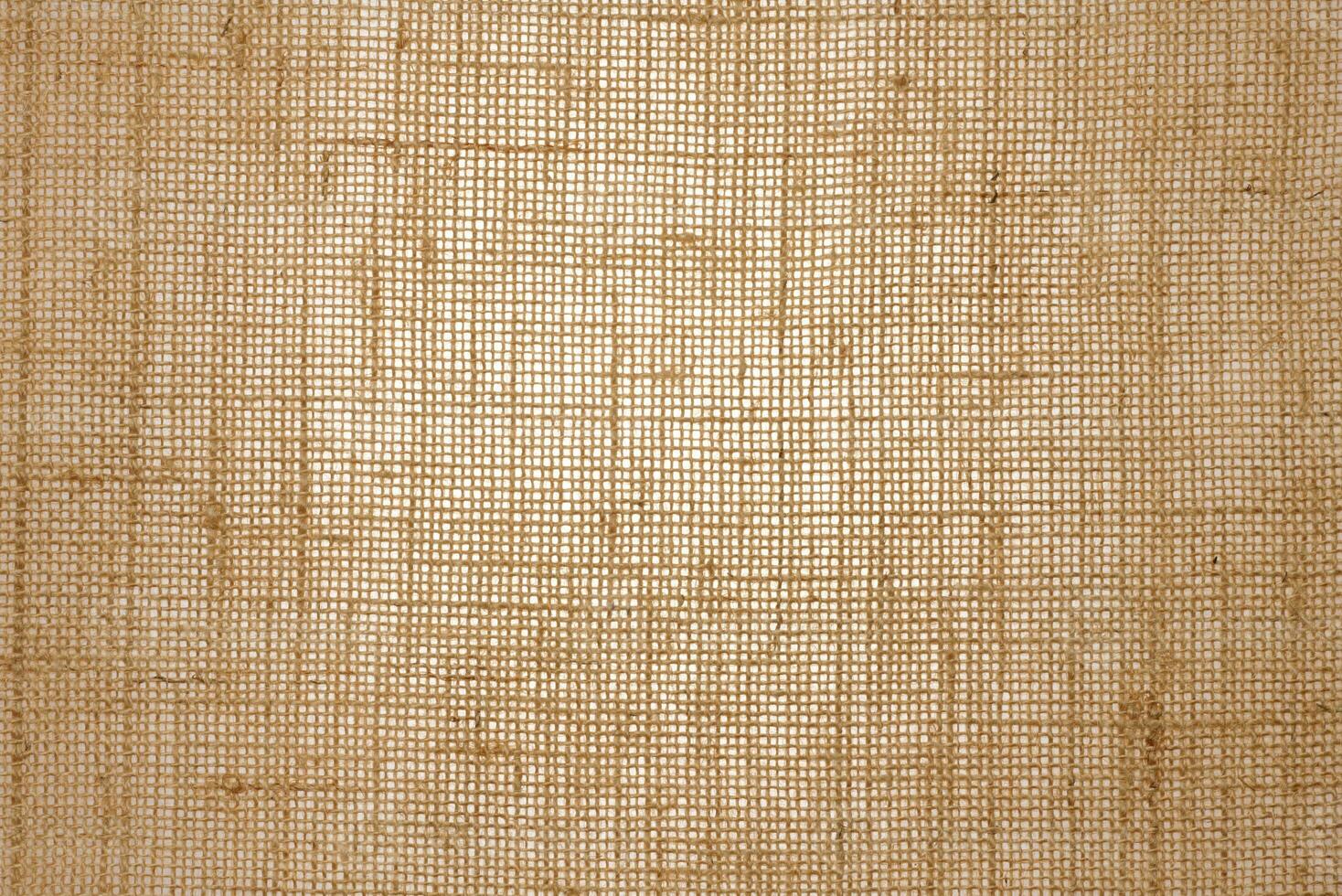 Brown burlap texture, full frame photo