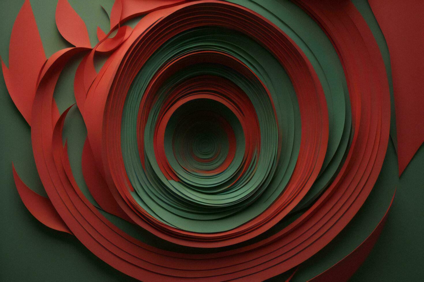 AI generated Abstract spiral shape. Creative background design for poster or cover. generative ai photo