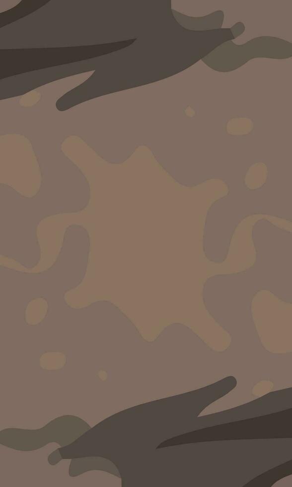 Aesthetic abstract art with a combination of shapes and brown colors. Suitable for background and poster vector