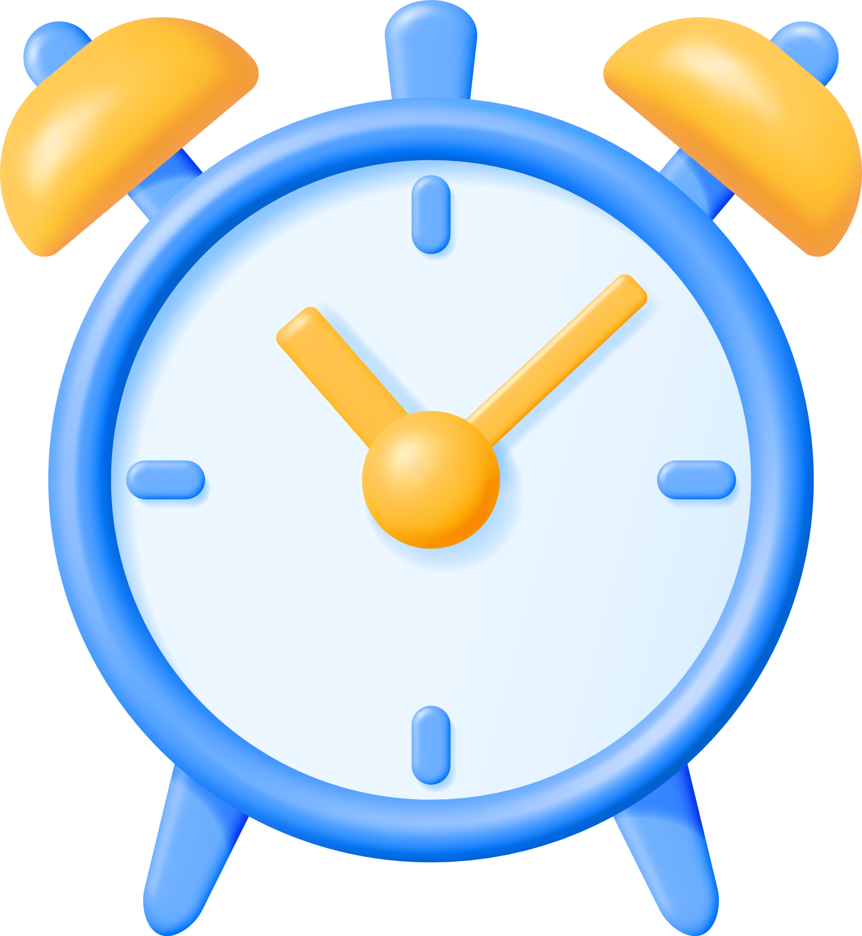 3D Simple Classic Round Wall Clock 35714938 PNG