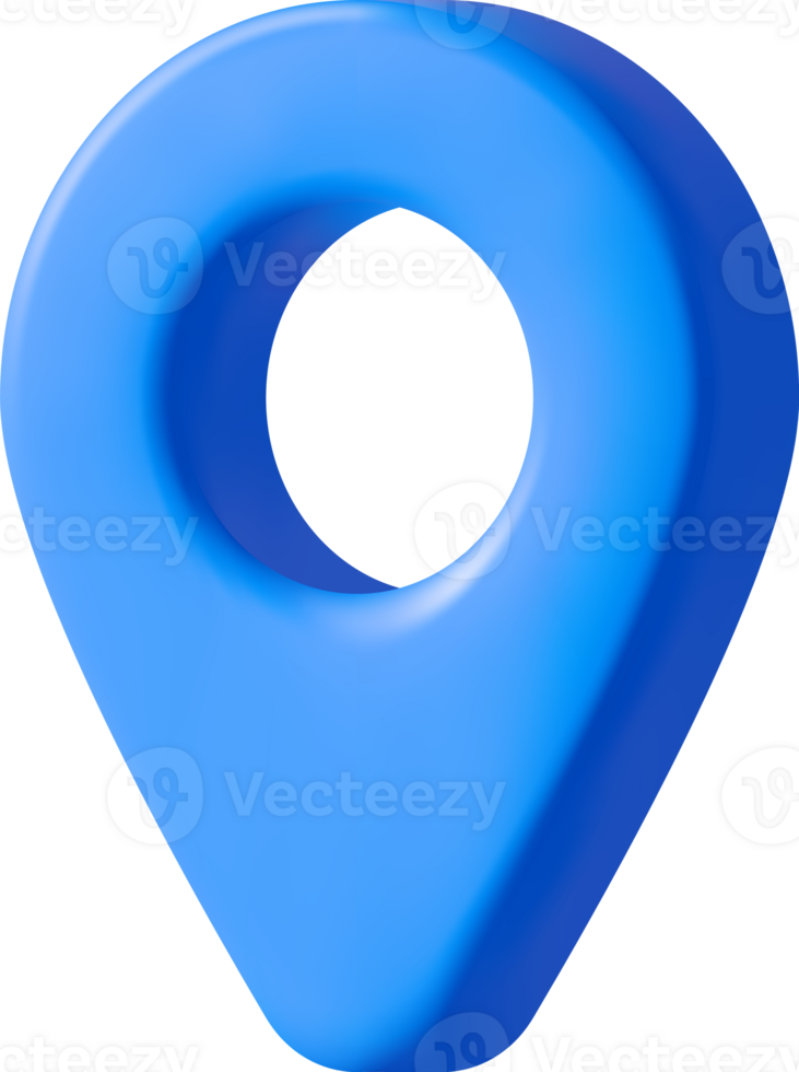 3D Location Map Pin png