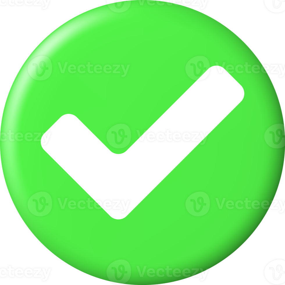 3D Right Button in Round Shape. png