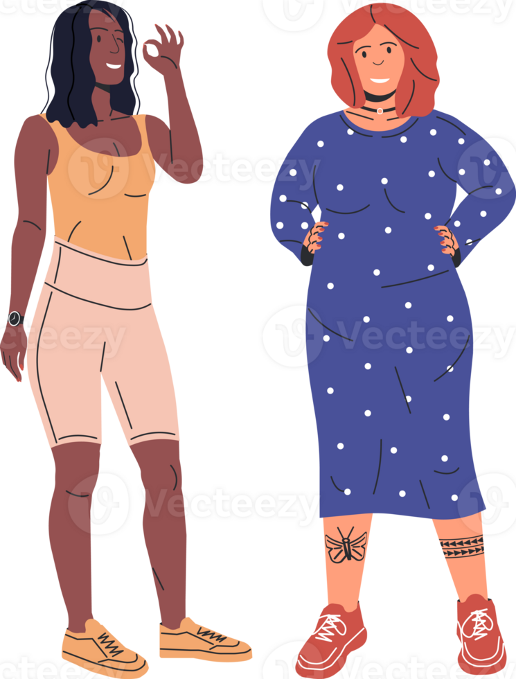 Plus Size vs Fit Woman png