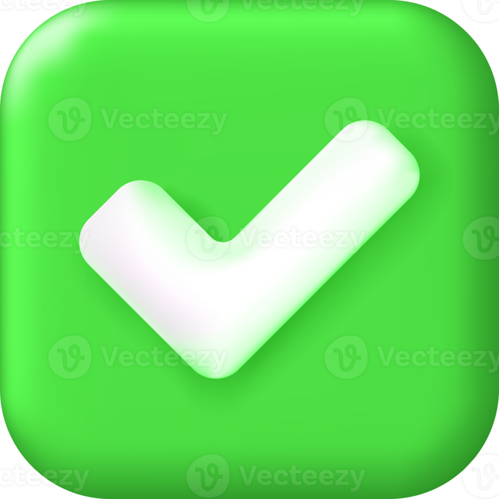 3D Right Button in Square Shape. png