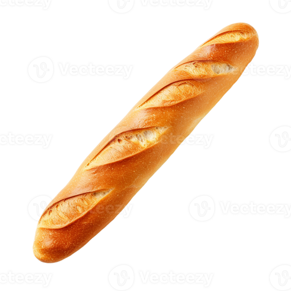 AI generated Baguette on transparent background PNG image