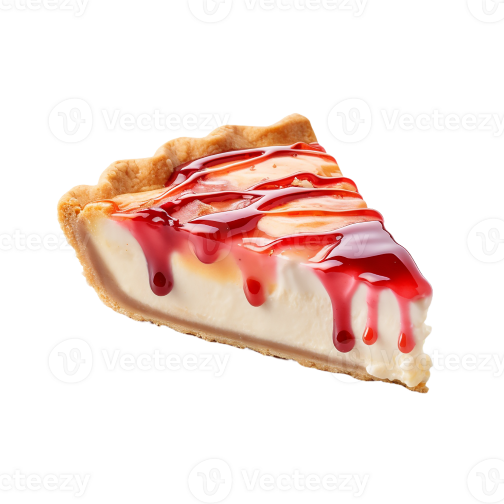 AI generated Slice of Pie on transparent background PNG image