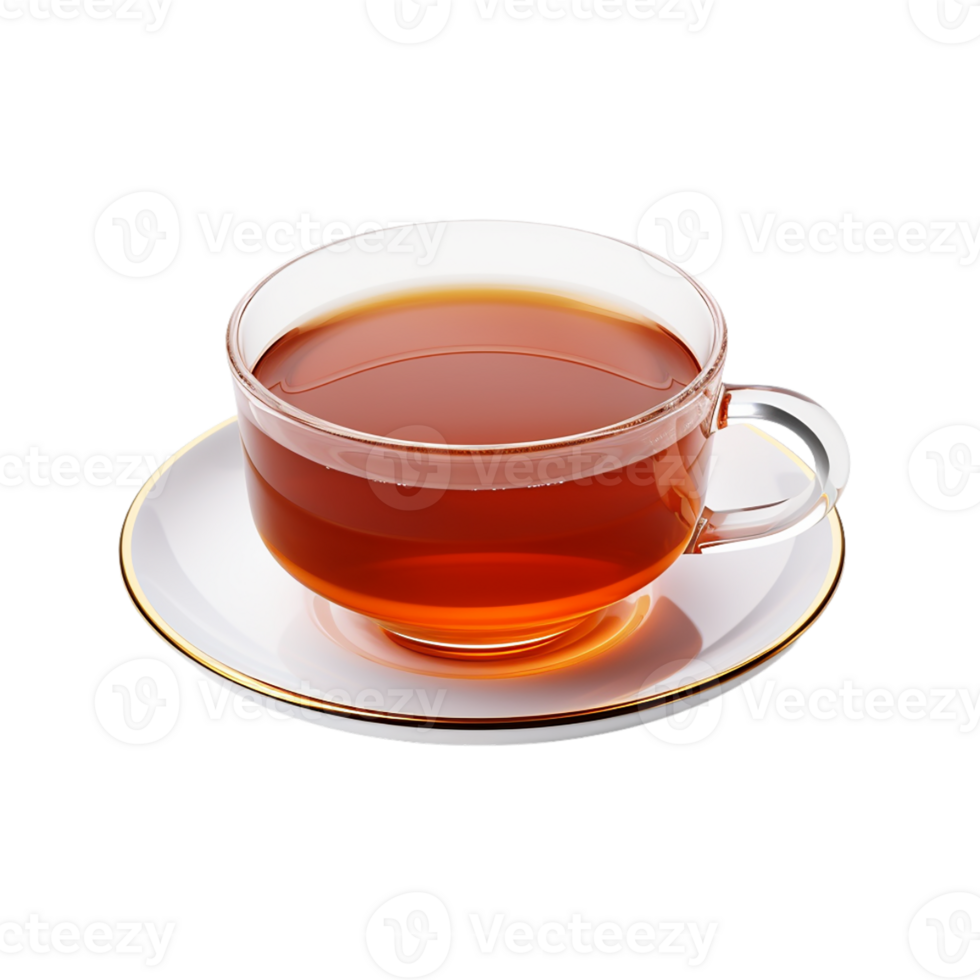 AI generated Cup of Hot Tea on transparent background PNG image