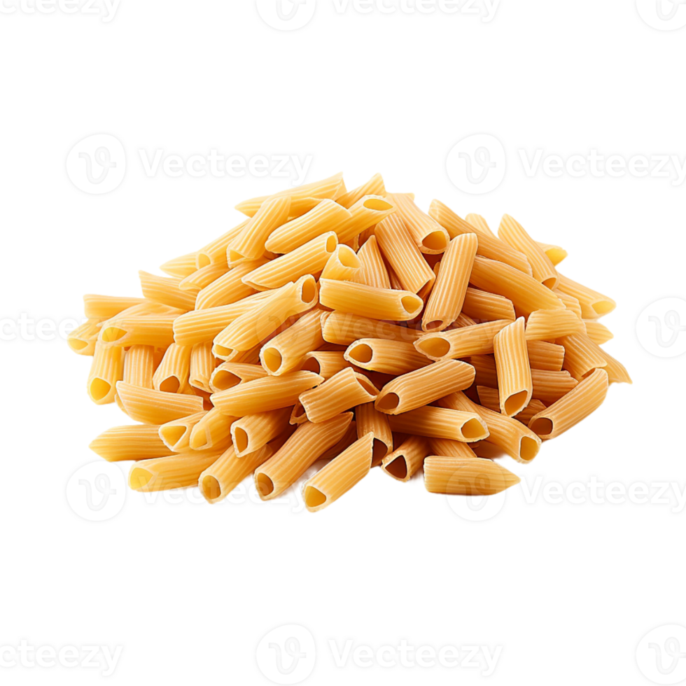 AI generated bunch of pasta on transparent background PNG image