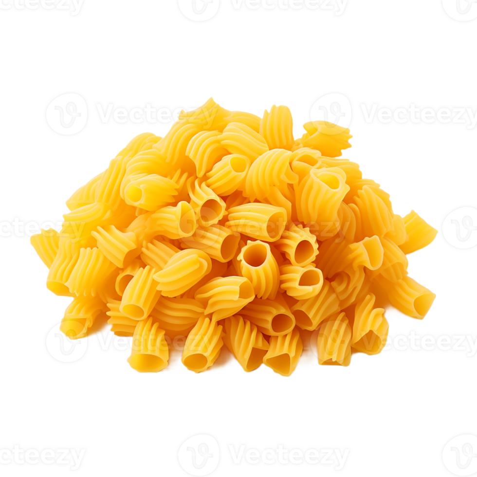 AI generated bunch of pasta on transparent background PNG image