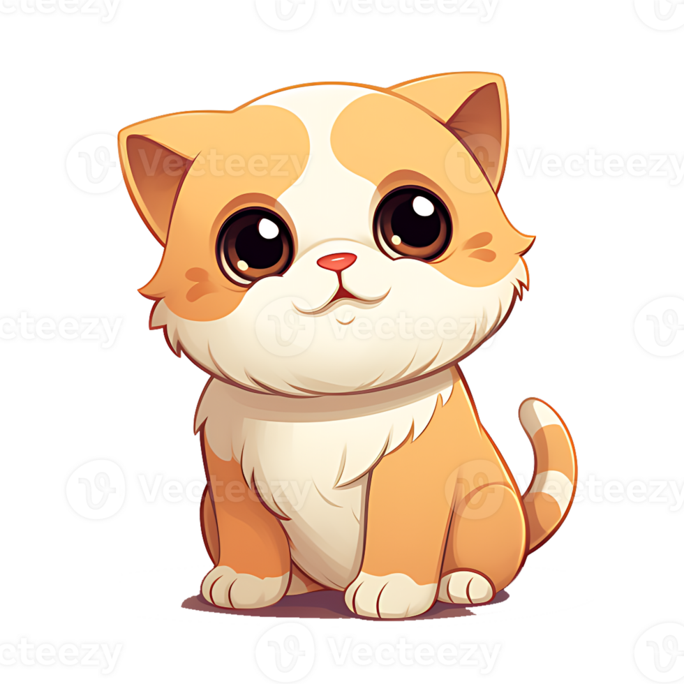 AI generated A Cute Happy Baby Animal -  AI Generative png