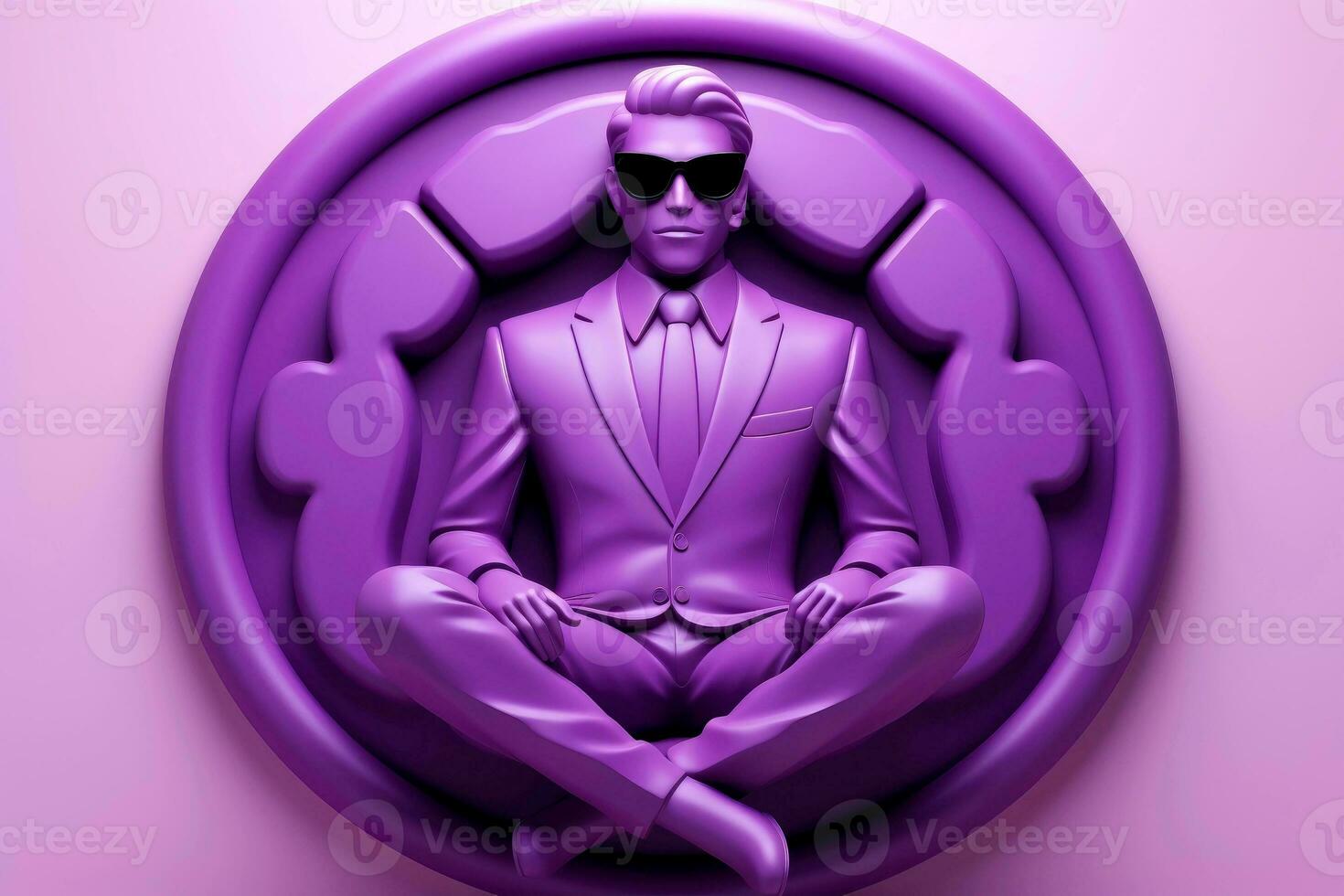 AI generated Abstract 3d human character health care concept,psychotherapy,doctor,disease treatment, Generative AI photo