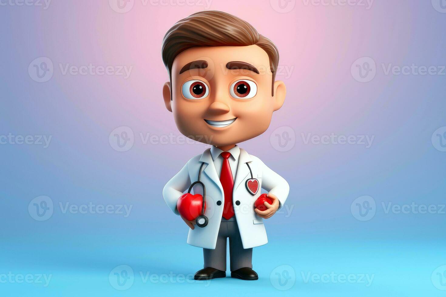 AI generated Abstract 3d human character health care concept,psychotherapy,doctor,disease treatment, Generative AI photo