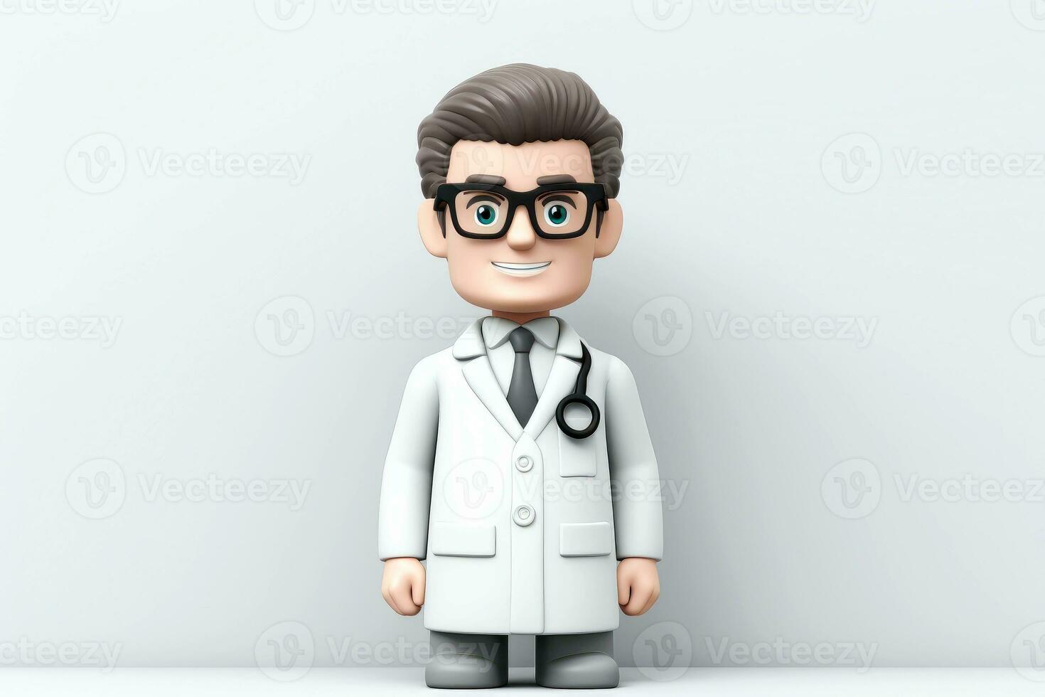 AI generated Abstract 3d human character health care concept,psychotherapy,doctor,disease treatment, Generative AI photo