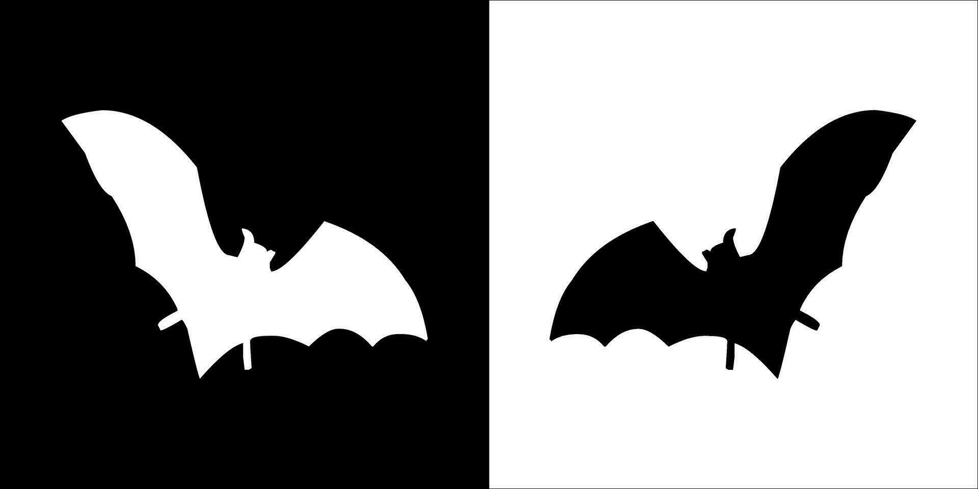 Illustration vector graphics of bat icon