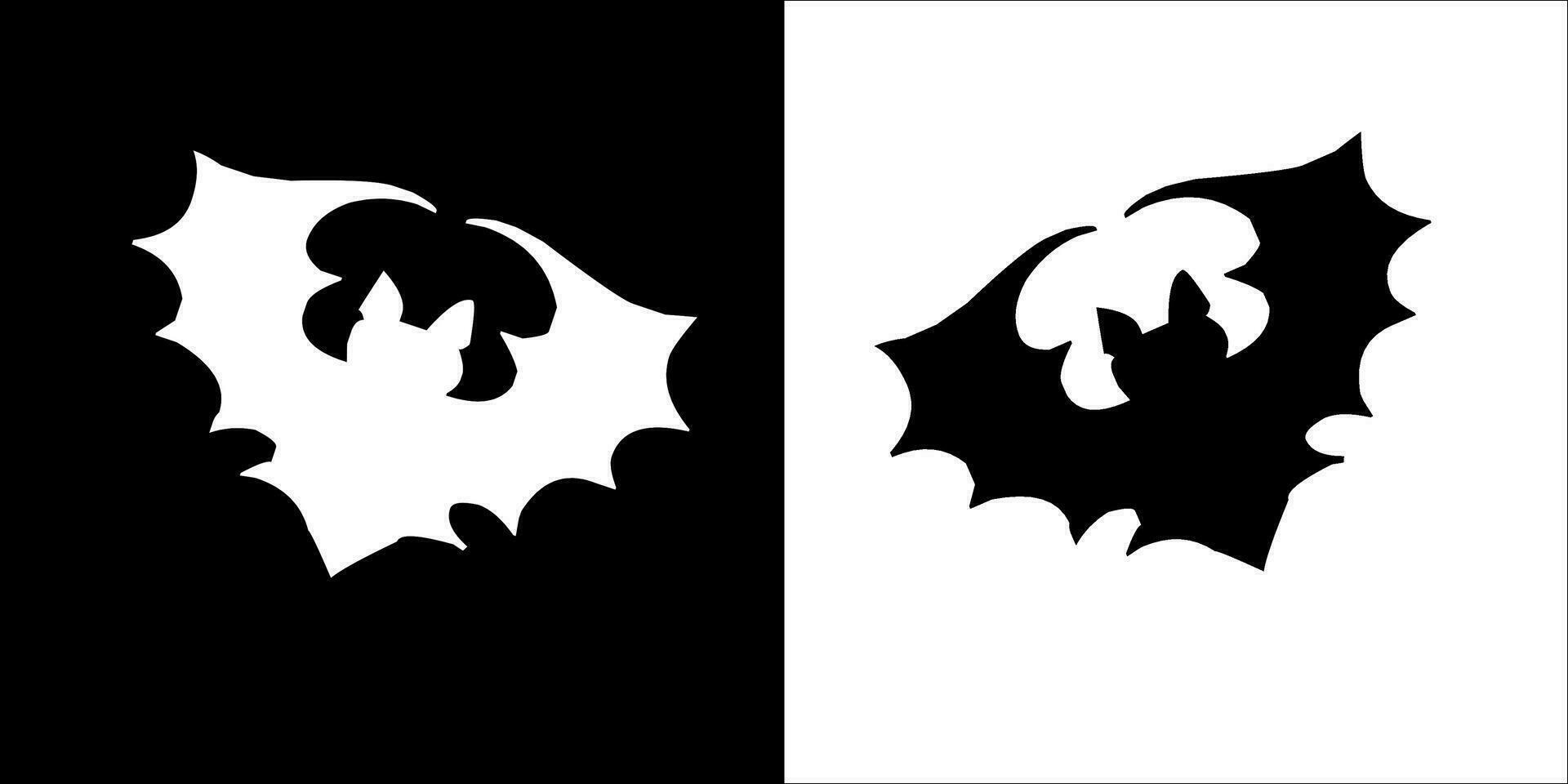 Illustration vector graphics of bat icon