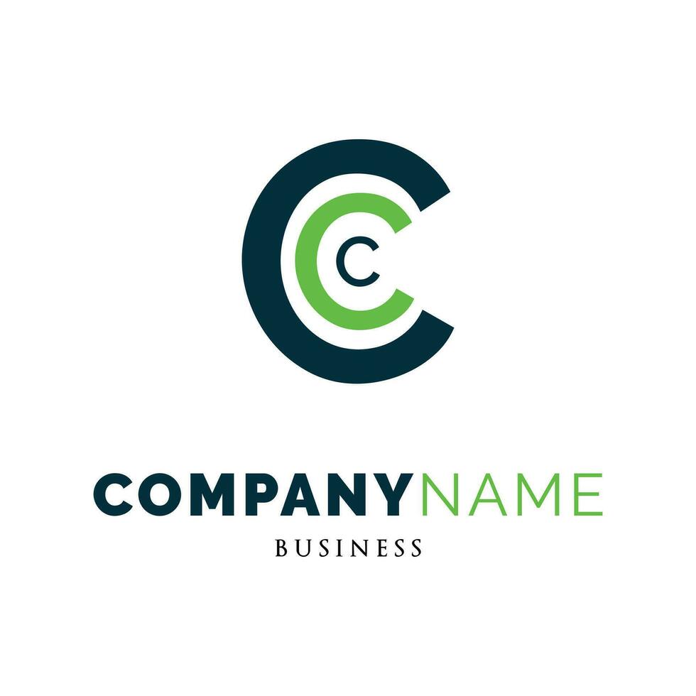 Initial Letter CCC Icon Logo Design Template vector