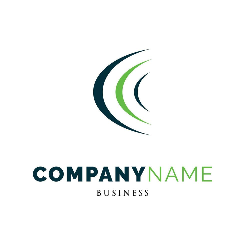 Initial Letter CCC Icon Logo Design Template vector