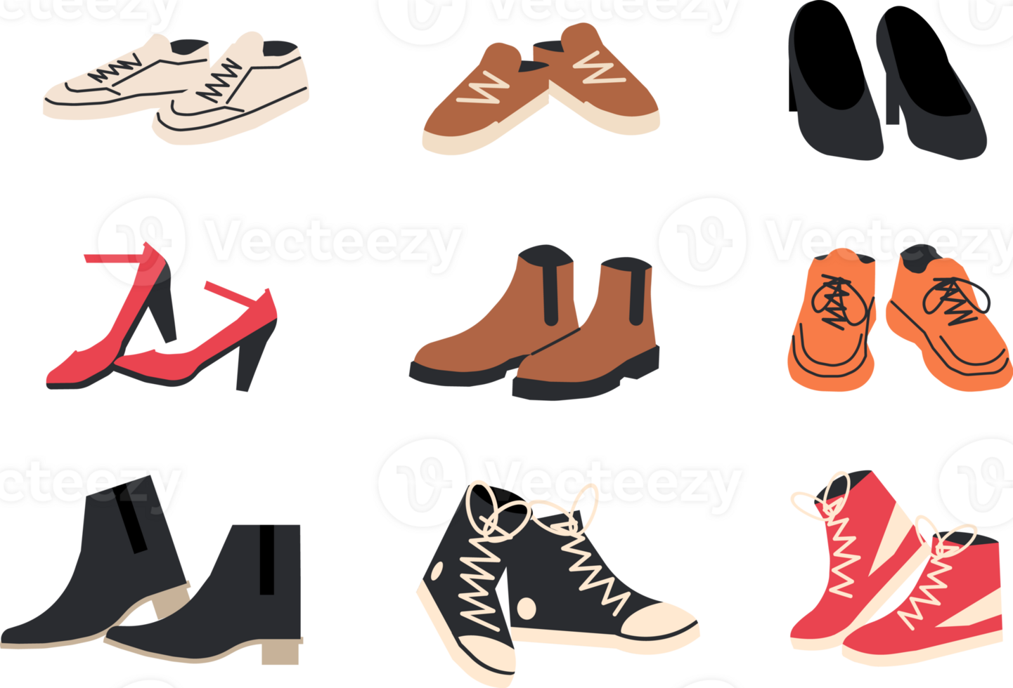 Woman or man footwear png