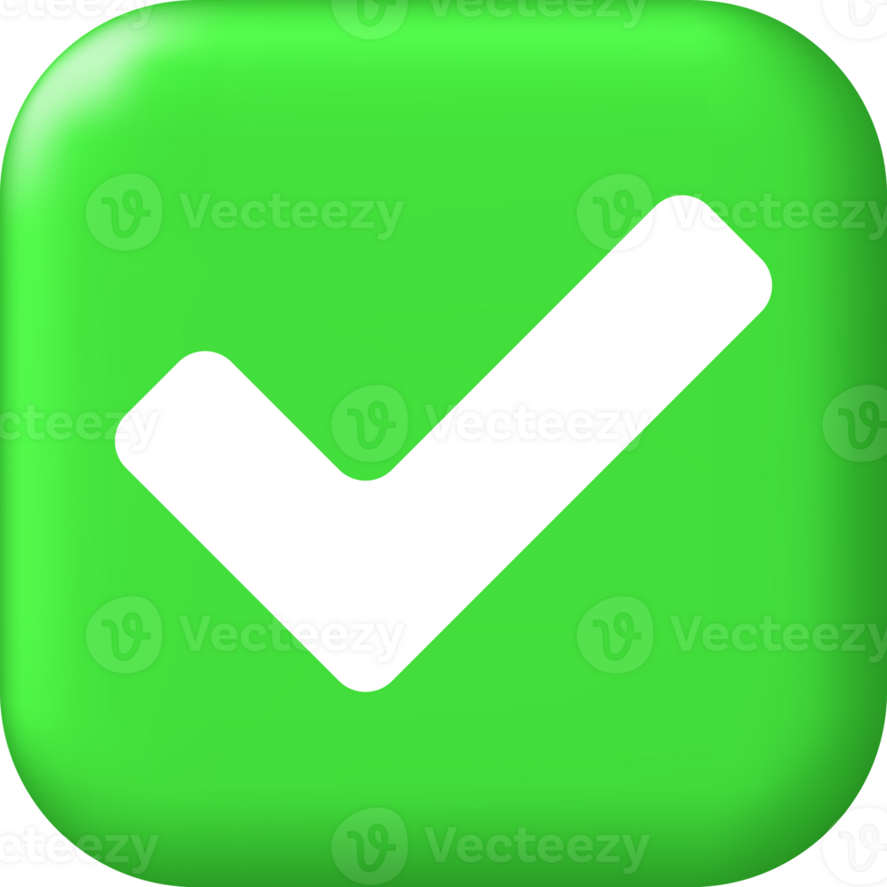 3D Right Button in Square Shape. png