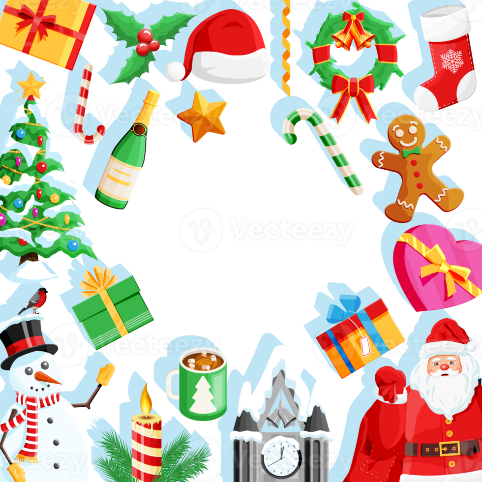 Christmas greeting card png