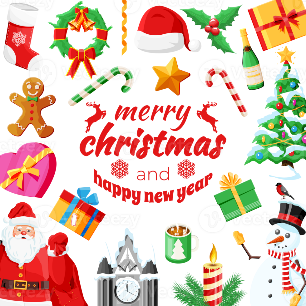 Christmas greeting card png