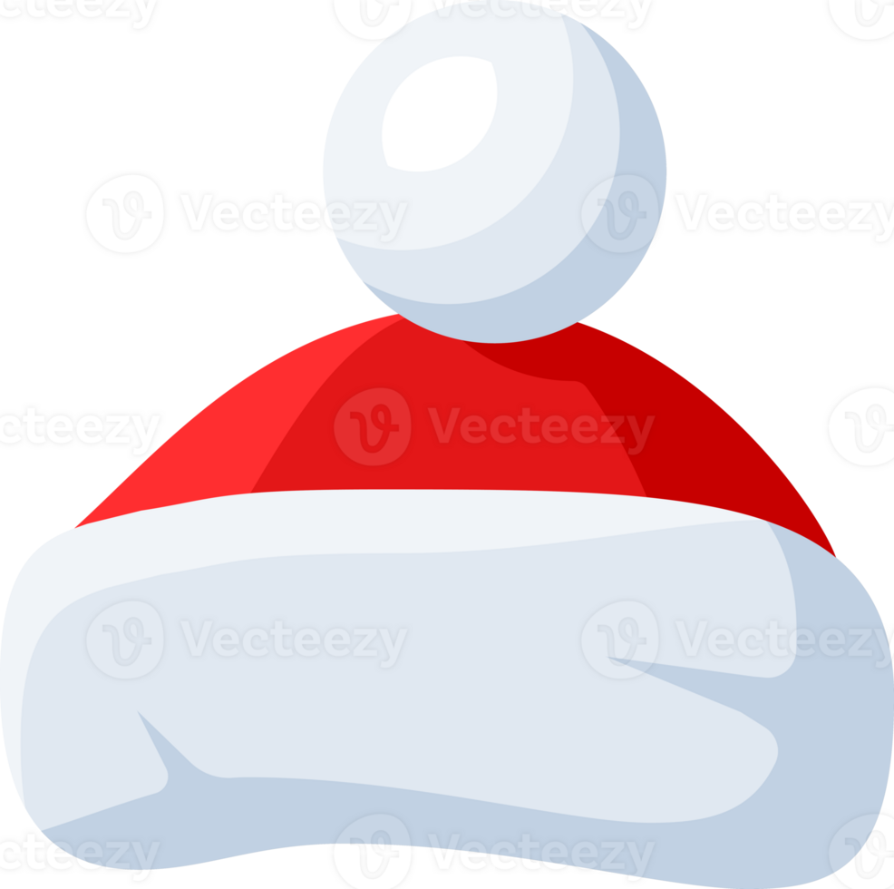 red-santa-claus-hat-35718333-png
