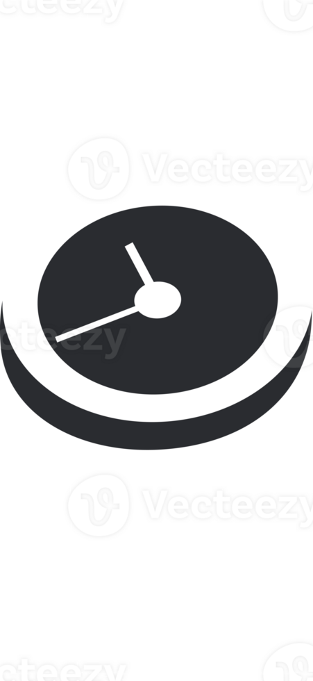 Wristwatch, black clock with strap png