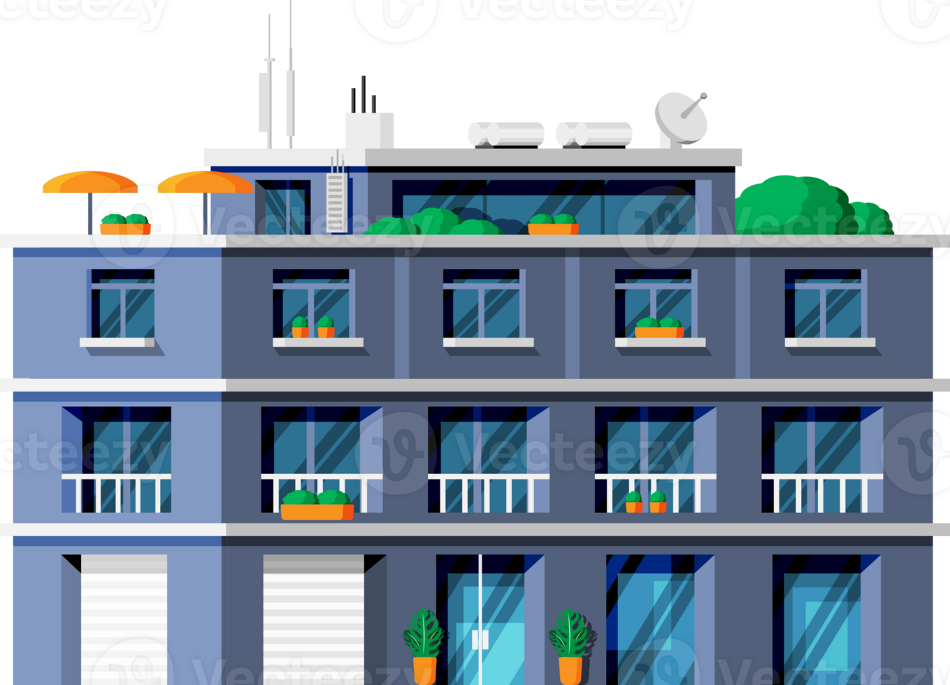 immeuble moderne png