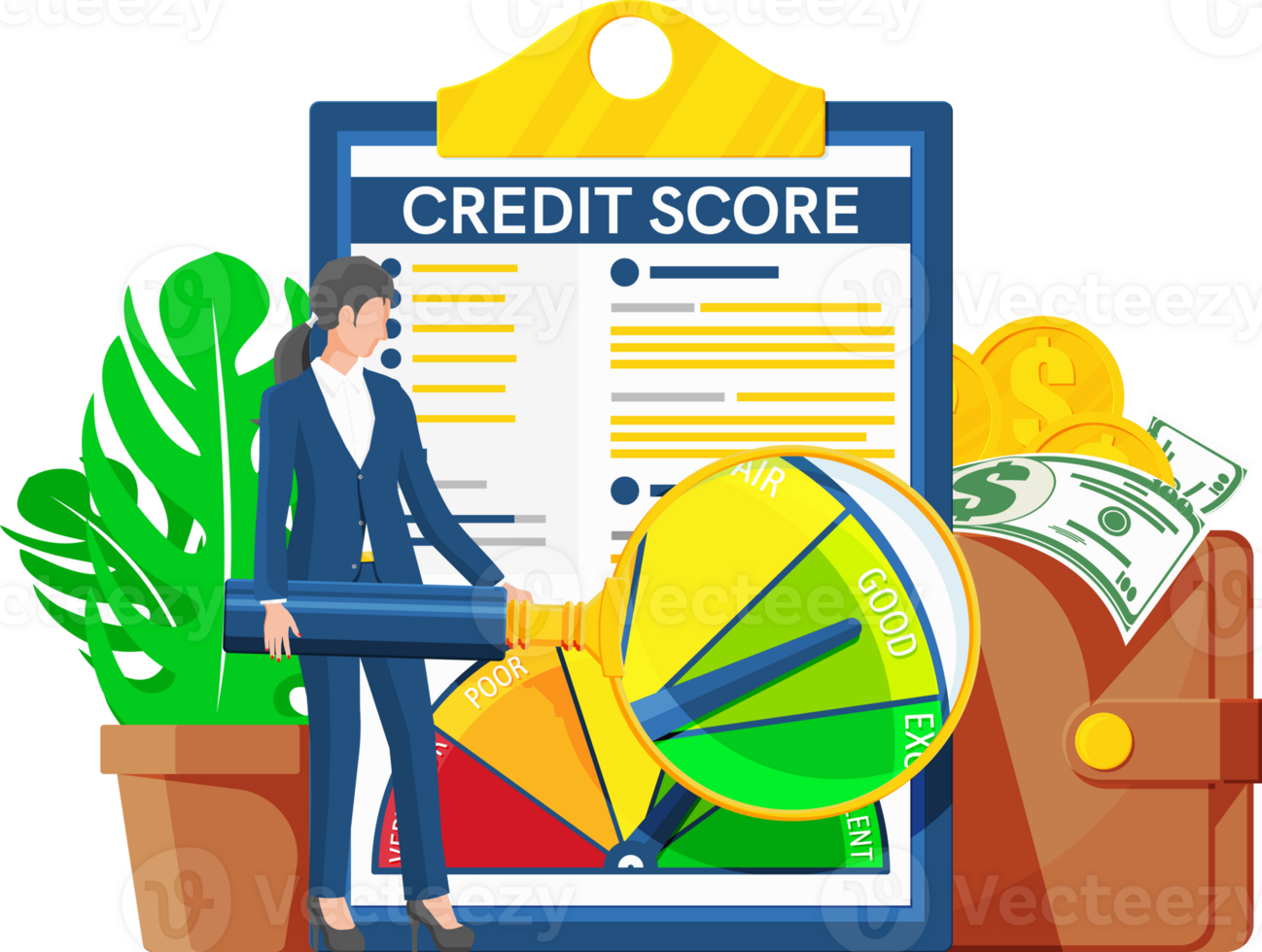 credit partituur indicator en bank beoordeling peilen verslag doen van png