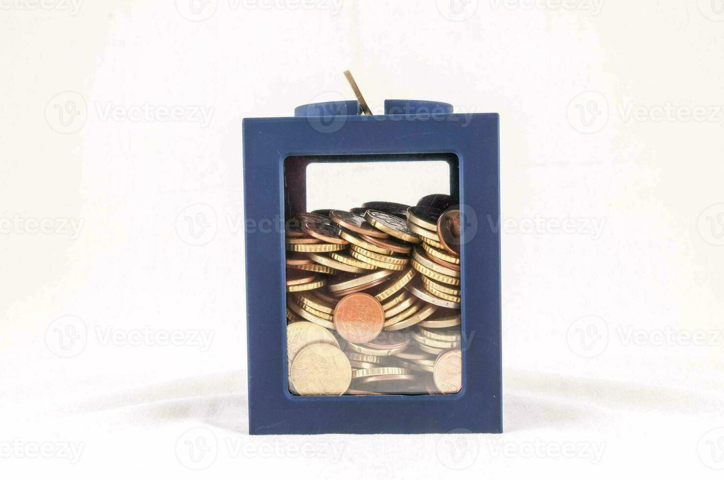 a small box with coins inside photo