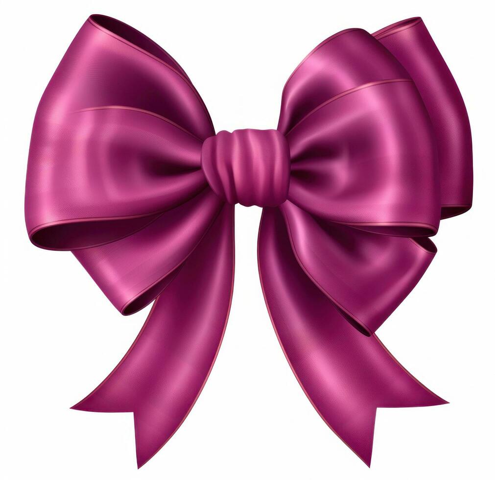 AI generated gifts birthday bows, ribbon color photo