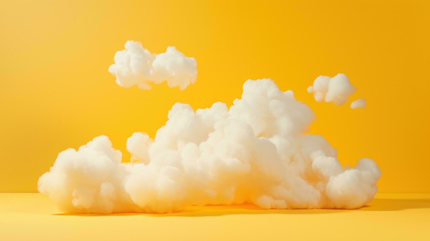 AI generated animation of clouds in the sky photo