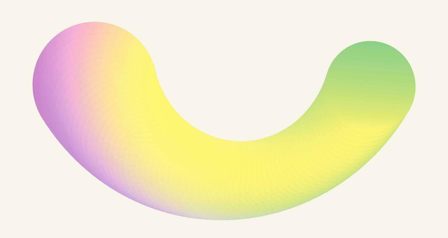 Vector abstract colorful shape with gradient