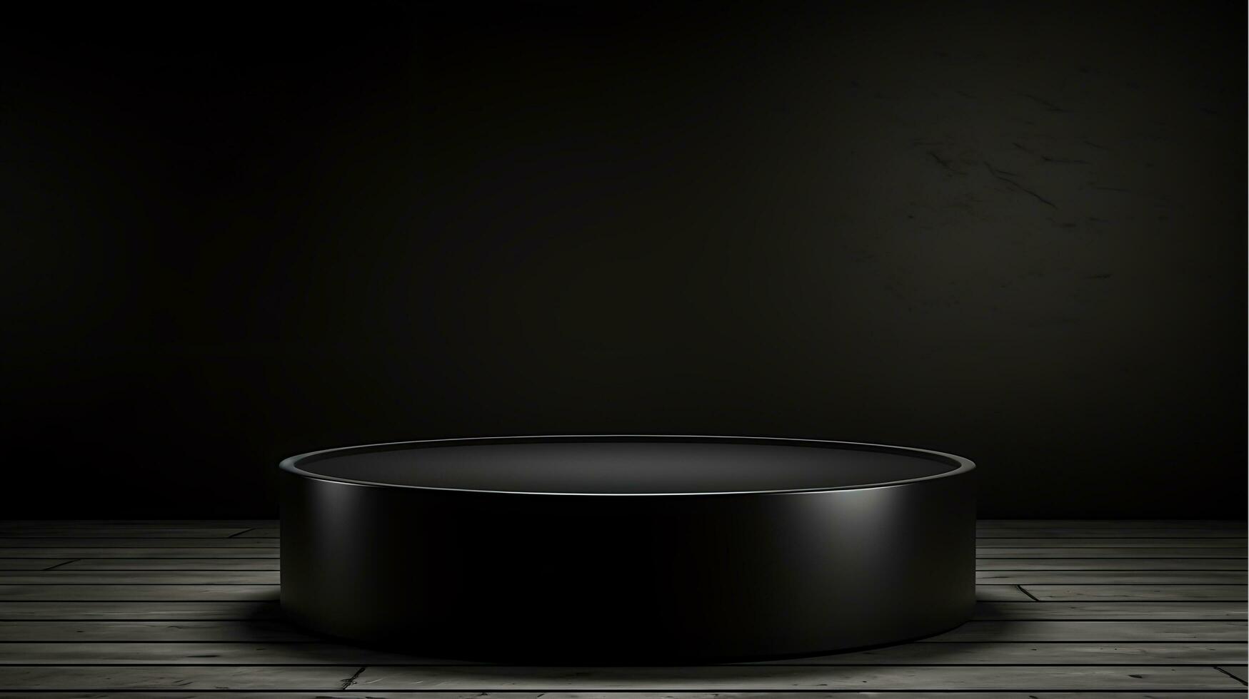 AI generated Minimalistic Pedestal Platform Clean Design Element for Product Showcase  Events, Generative Ai photo