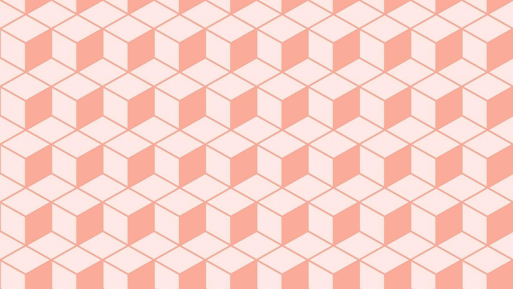 Abstract geometric square seamless pattern pastel color background design. Vector illustration