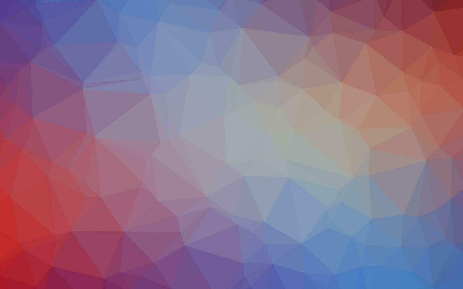 Light Blue, Red vector abstract polygonal texture.