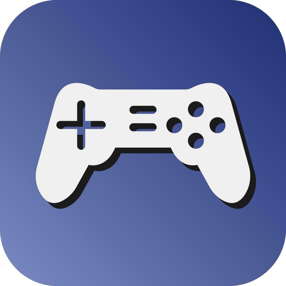 Console Vector Glyph Gradient Background Icon For Personal And Commercial Use.