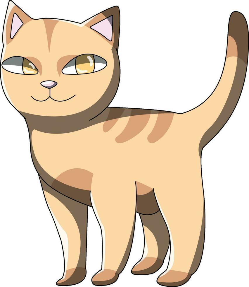 Cat Kitten Vector Illustration Drawing Cartoon Cute