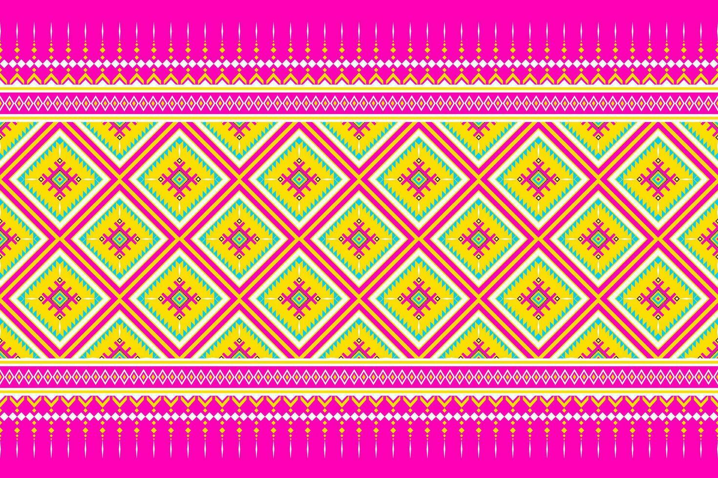 Geometric seamless ethnic pattern. Geometric ethnic pattern can be used in fabric design for clothes, decorative paper, wrapping, textile, embroidery, illustration, vector, carpet vector
