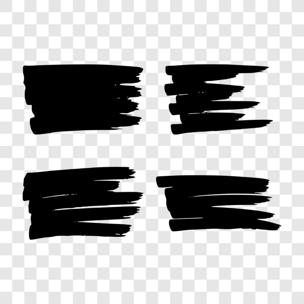 Scribble with a black marker vector