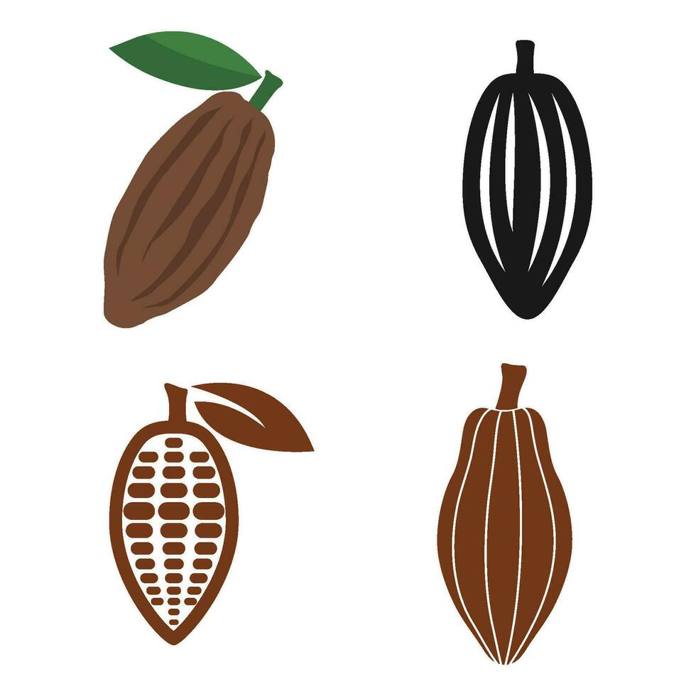 cacao icono vector