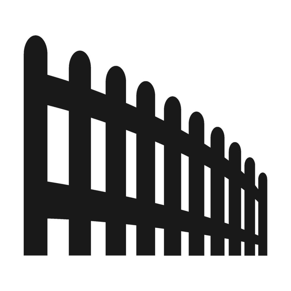 fence icon vector