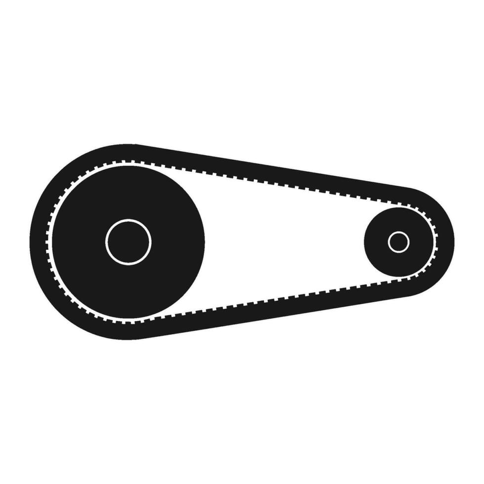 engine belt vector icon