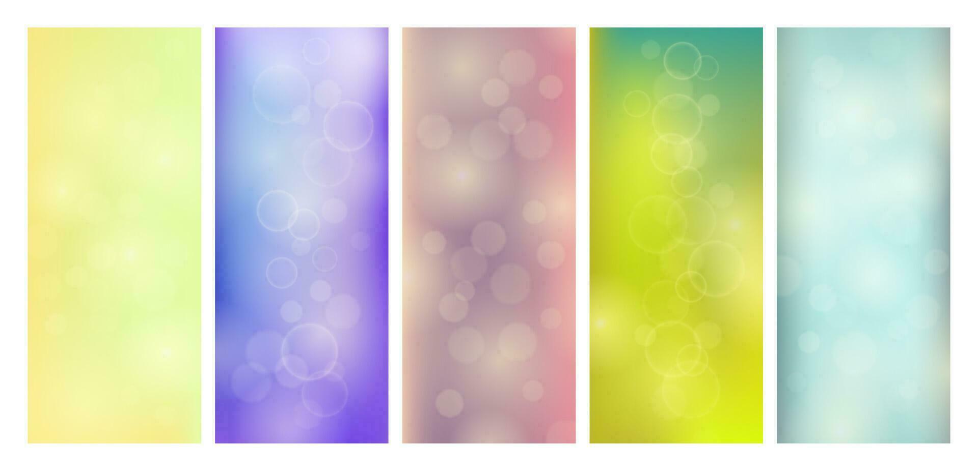 Abstract background with blur bokeh light effect vector