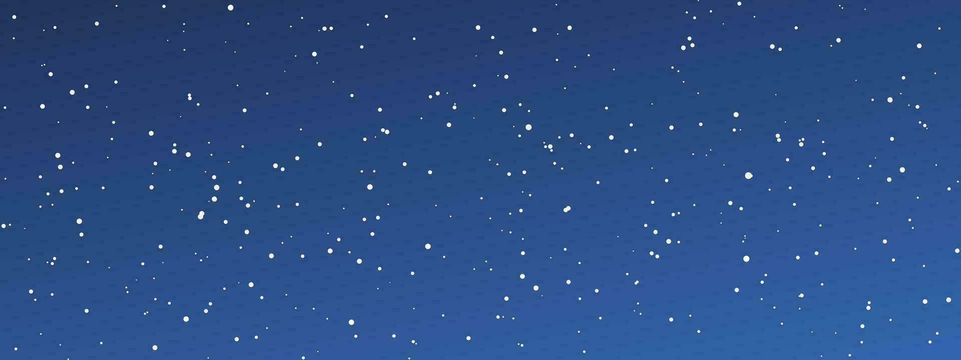 Night sky with many stars vector